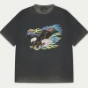 The Couture Club T-Shirts-Graphic Flame Vintage T-Shirt