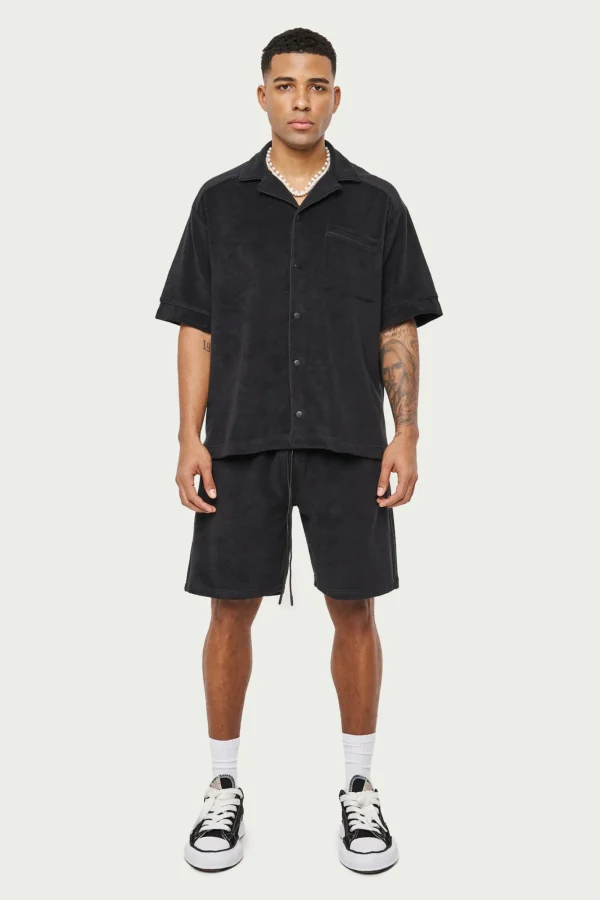 The Couture Club Twinsets-Heavyweight Towelled Shorts