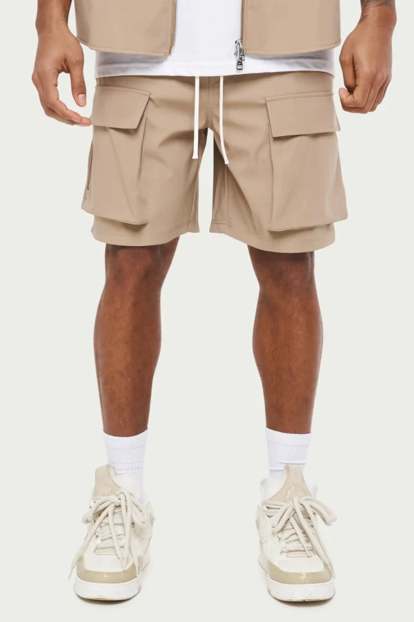 The Couture Club Twinsets-Heavyweight Zip Cargo Shorts
