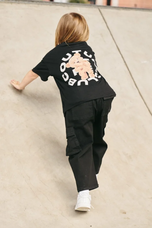 The Couture Club T-Shirts-Kids Circle Graphic Teddy T-Shirt