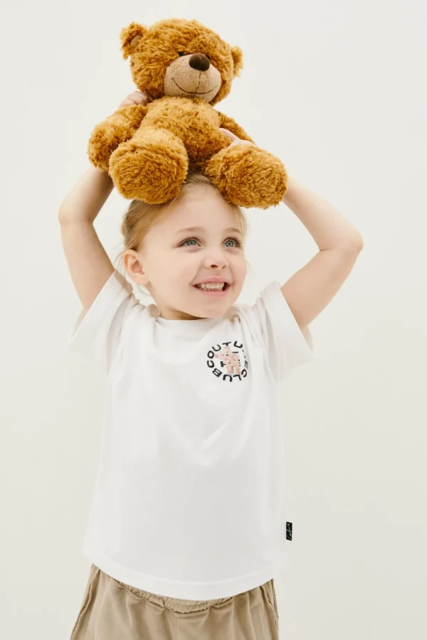 The Couture Club T-Shirts-Kids Circle Graphic Teddy T-Shirt