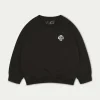 The Couture Club Hoodies & Sweatshirts-Kids Cracked Emblem Crew Sweatshirt