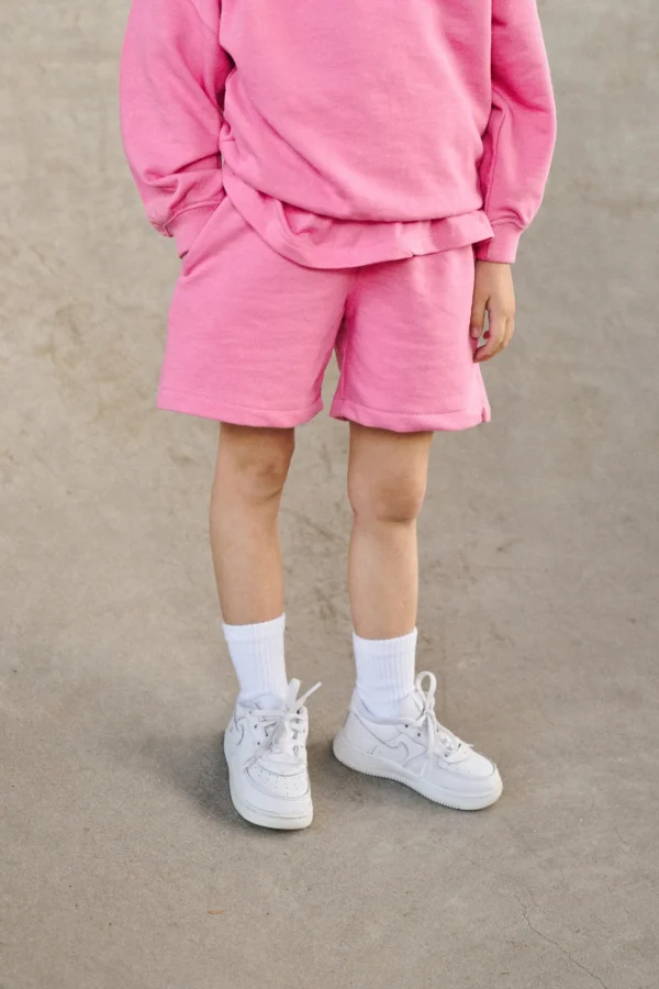 The Couture Club Shorts-Kids Emblem Print Sweat Short