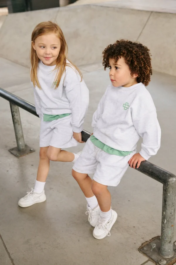 The Couture Club Tracksuits & Sets-Kids Emblem Print Sweat Short