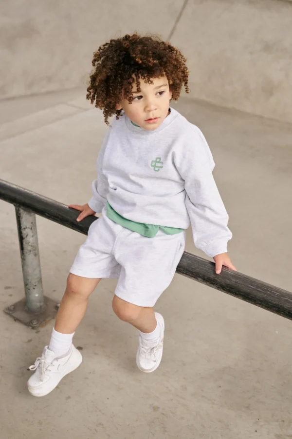 The Couture Club Tracksuits & Sets-Kids Emblem Print Sweat Short