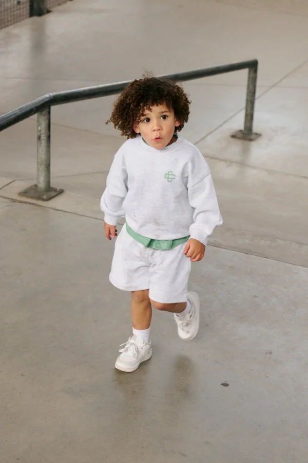 The Couture Club Tracksuits & Sets-Kids Emblem Print Sweat Short