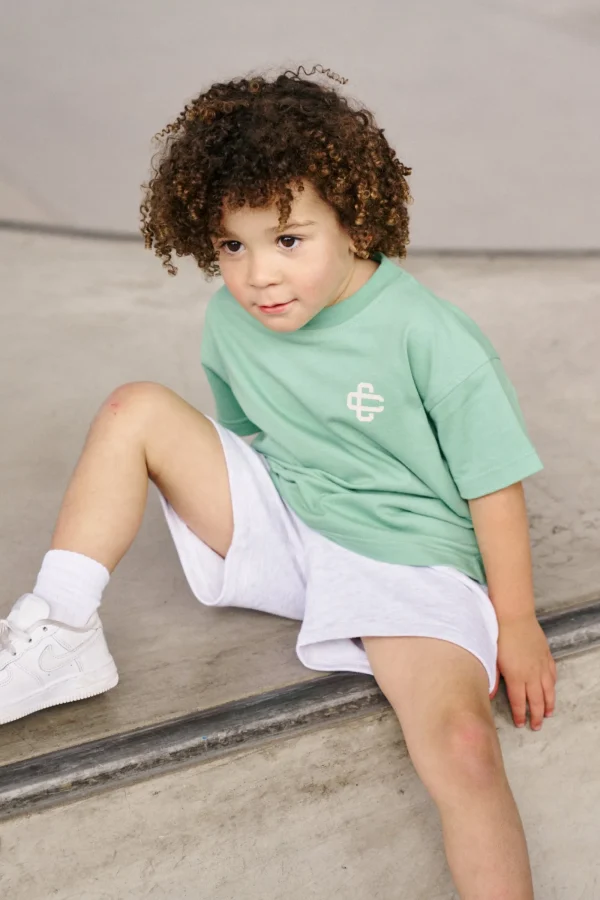 The Couture Club T-Shirts-Kids Emblem Puff Print T-Shirt