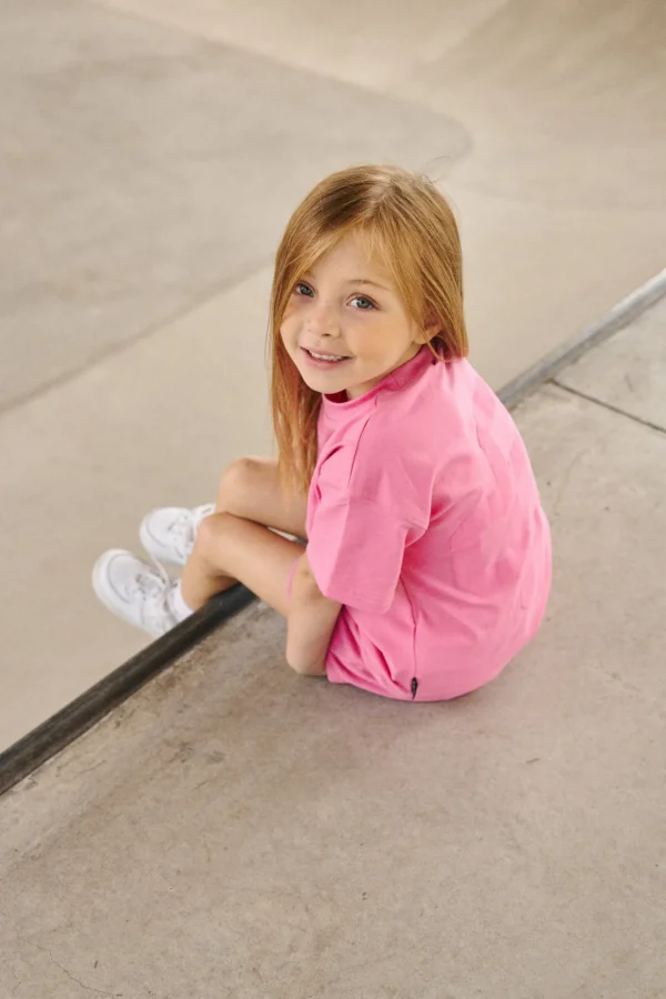 The Couture Club T-Shirts-Kids Emblem Puff Print T-Shirt