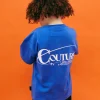 The Couture Club T-Shirts-Kids Globe Print Boxy T-Shirt