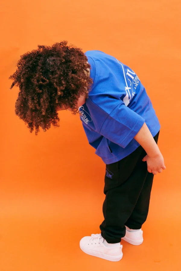 The Couture Club T-Shirts-Kids Globe Print Boxy T-Shirt