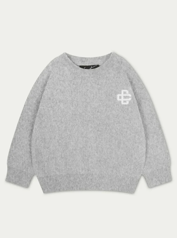 The Couture Club Tracksuits & Sets-Kids Knitted Emblem Crew