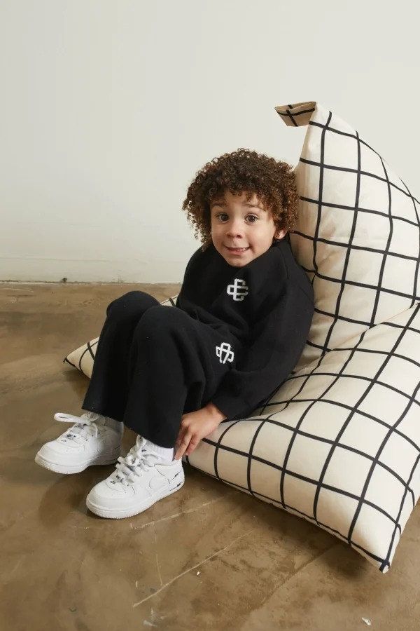 The Couture Club Tracksuits & Sets-Kids Knitted Emblem Crew