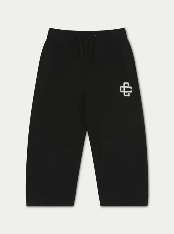 The Couture Club Tracksuits & Sets-Kids Knitted Emblem Jogger