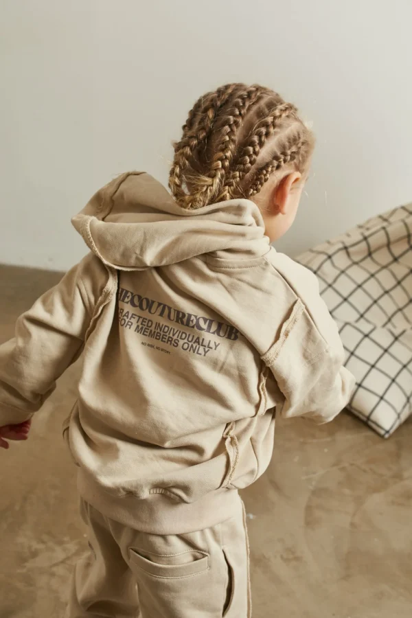 The Couture Club Tracksuits & Sets-Kids Raw Seam Members Only Hoodie