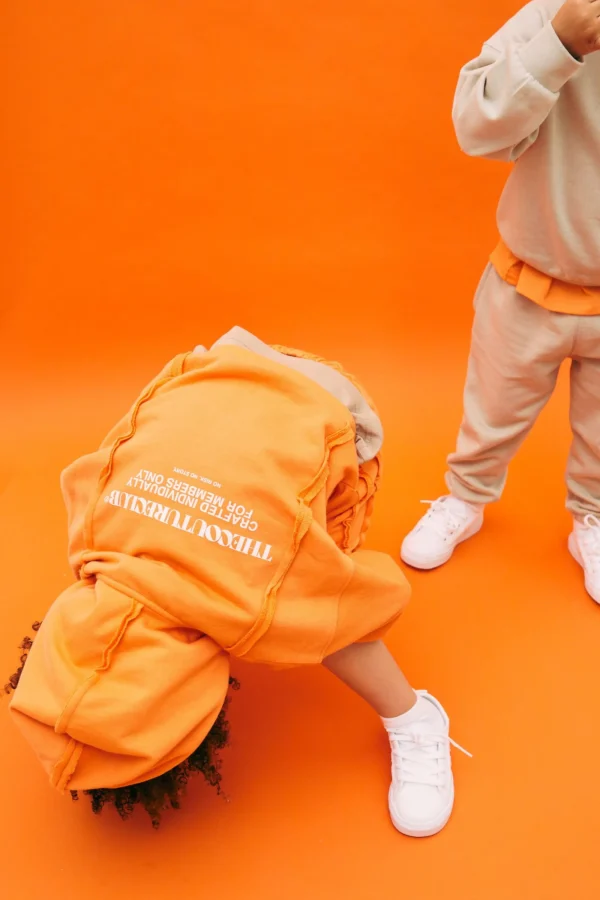 The Couture Club Tracksuits & Sets-Kids Raw Seam Zip Through Hoodie