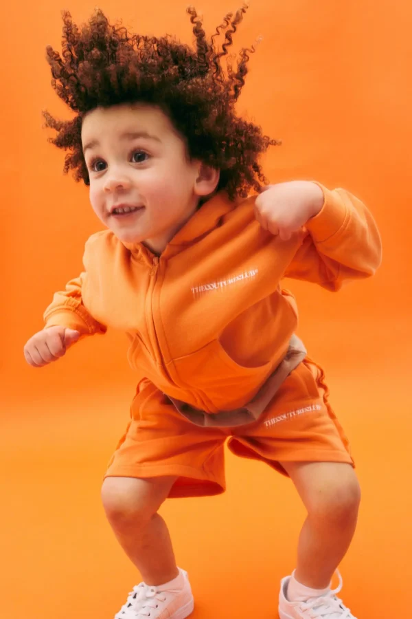 The Couture Club Tracksuits & Sets-Kids Raw Seam Zip Through Hoodie