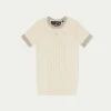 The Couture Club T-Shirts-Knitted Emblem Baby Tee