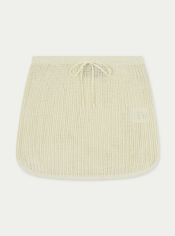 The Couture Club Co-Ords & Sets-Knitted Tie Waist Micro Skirt