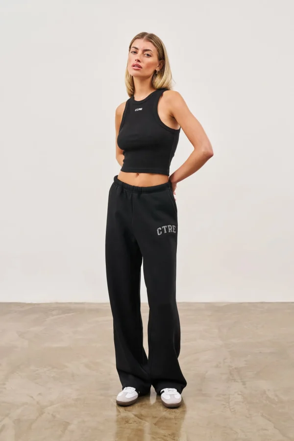 The Couture Club Tops-Logo Ribbed Racer Vest