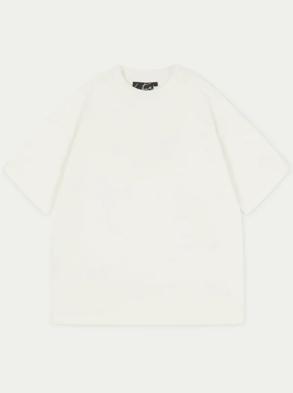 The Couture Club T-Shirts-Minimal Emblem Oversized T-Shirt