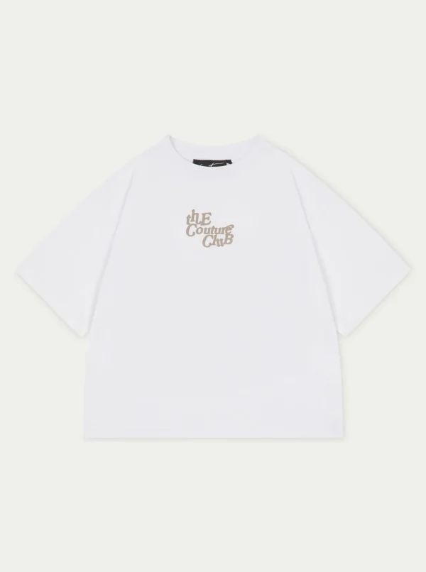 The Couture Club T-Shirts-Multi Font Relaxed T-Shirt