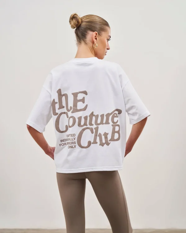 The Couture Club T-Shirts-Multi Font Relaxed T-Shirt