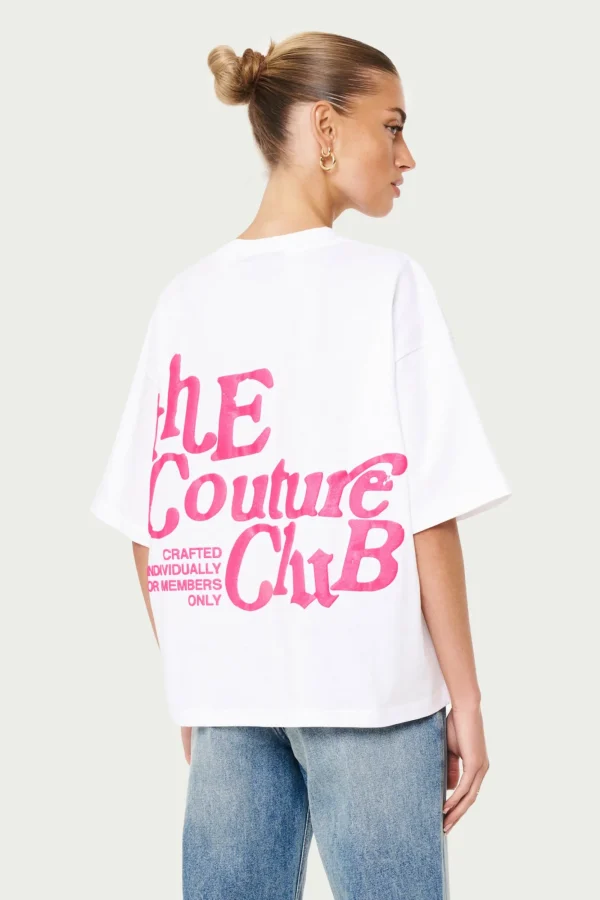 The Couture Club T-Shirts-Multi Font Relaxed T-Shirt