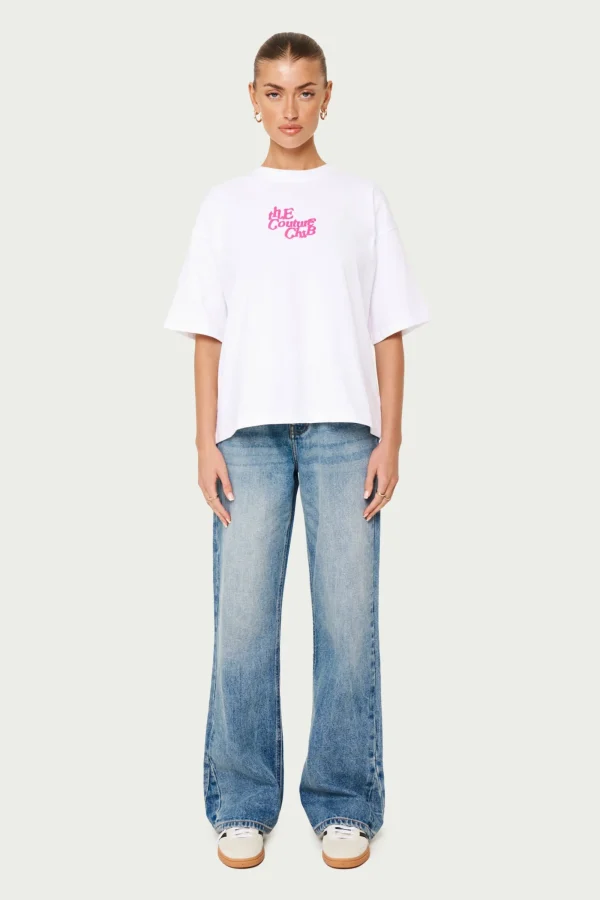 The Couture Club T-Shirts-Multi Font Relaxed T-Shirt