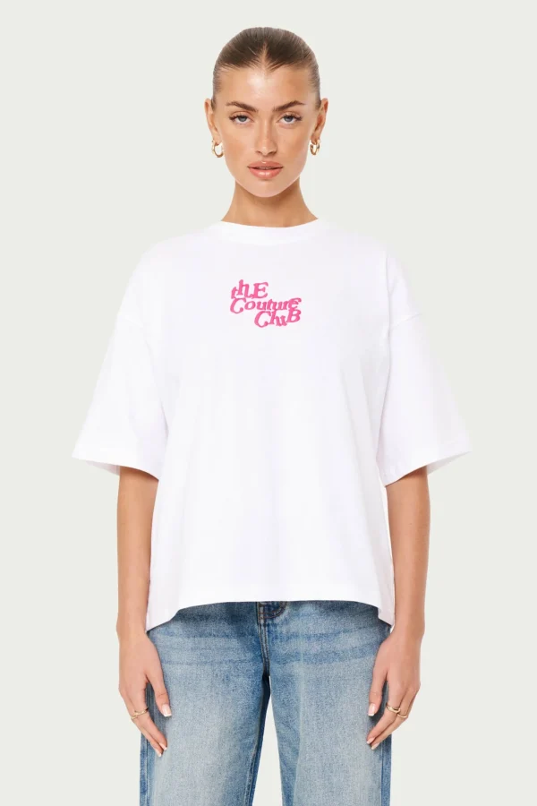 The Couture Club T-Shirts-Multi Font Relaxed T-Shirt