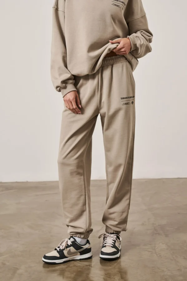 The Couture Club Tracksuits-Multi Graphic Relaxed Joggers