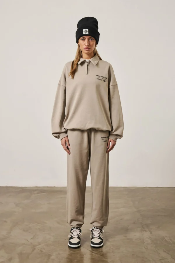 The Couture Club Tracksuits-Multi Graphic Relaxed Joggers