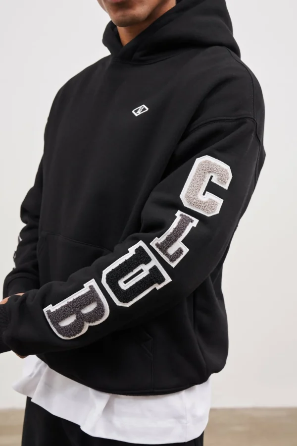 The Couture Club Hoodies-Multibadge Chenille Hoodie
