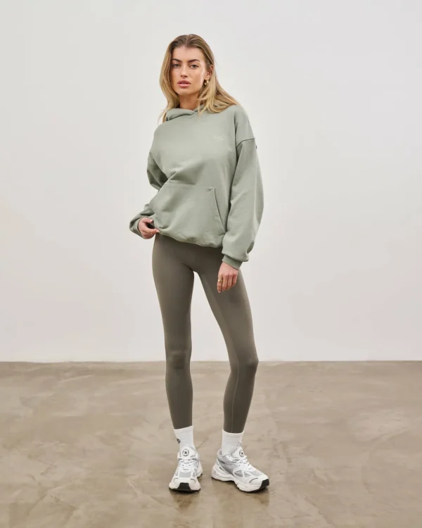 The Couture Club Hoodies-Outline Emblem Relaxed Hoodie