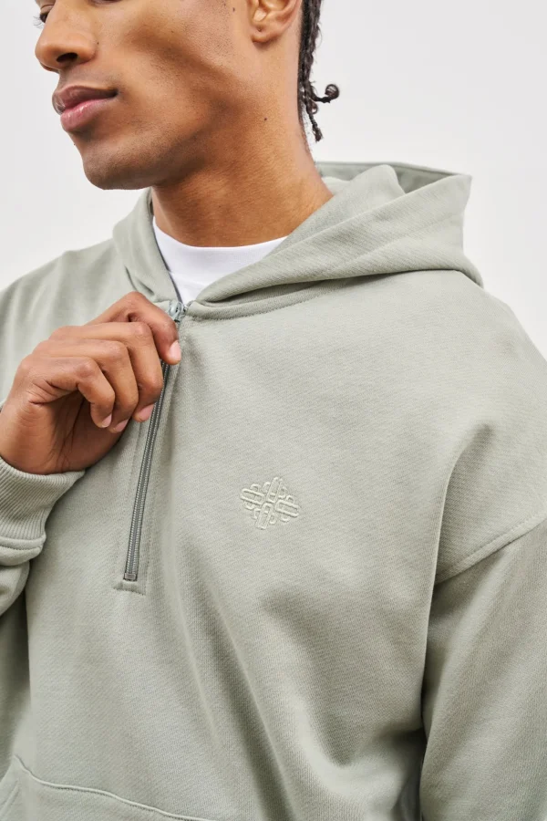 The Couture Club Tracksuits-Outline Embroidered Emblem Hoodie