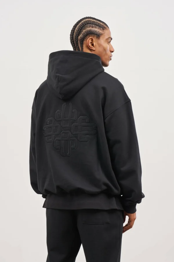 The Couture Club Tracksuits-Outline Embroidered Emblem Hoodie