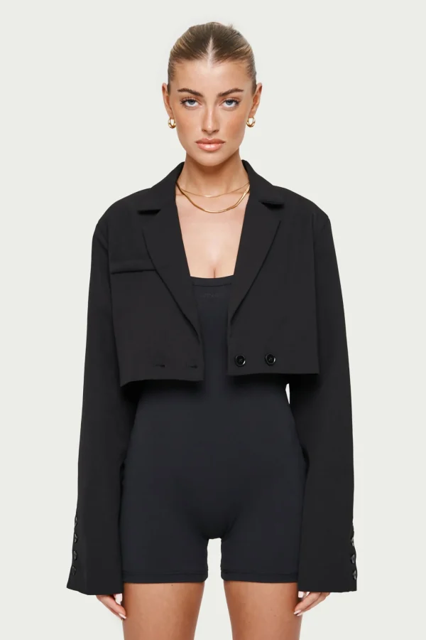 The Couture Club Coats & Jackets-Oversized Cropped Blazer