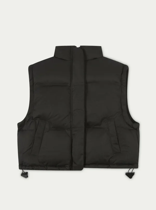 The Couture Club Coats & Jackets-Oversized Cropped Gilet