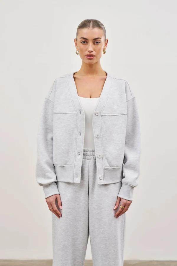 The Couture Club Co-Ords & Sets-Oversized Jersey Cardigan