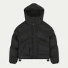 The Couture Club Coats & Jackets-Oversized Tie Hem Puffer Jacket