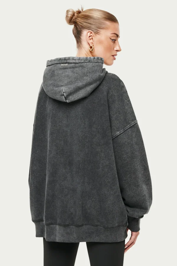 The Couture Club Hoodies-Oversized Zip Through Hoodie