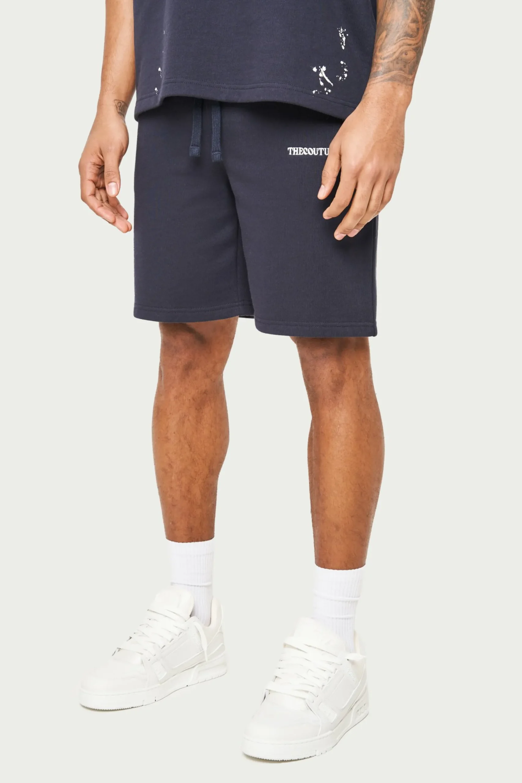 paint_detail_heavyweight__0.webp The Couture Club Twinsets-Paint Detail Heavyweight Shorts