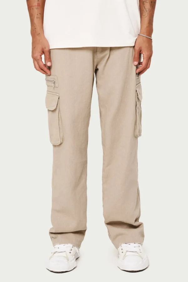 The Couture Club Cargo Pants-Patch Pocket Twill Cargos