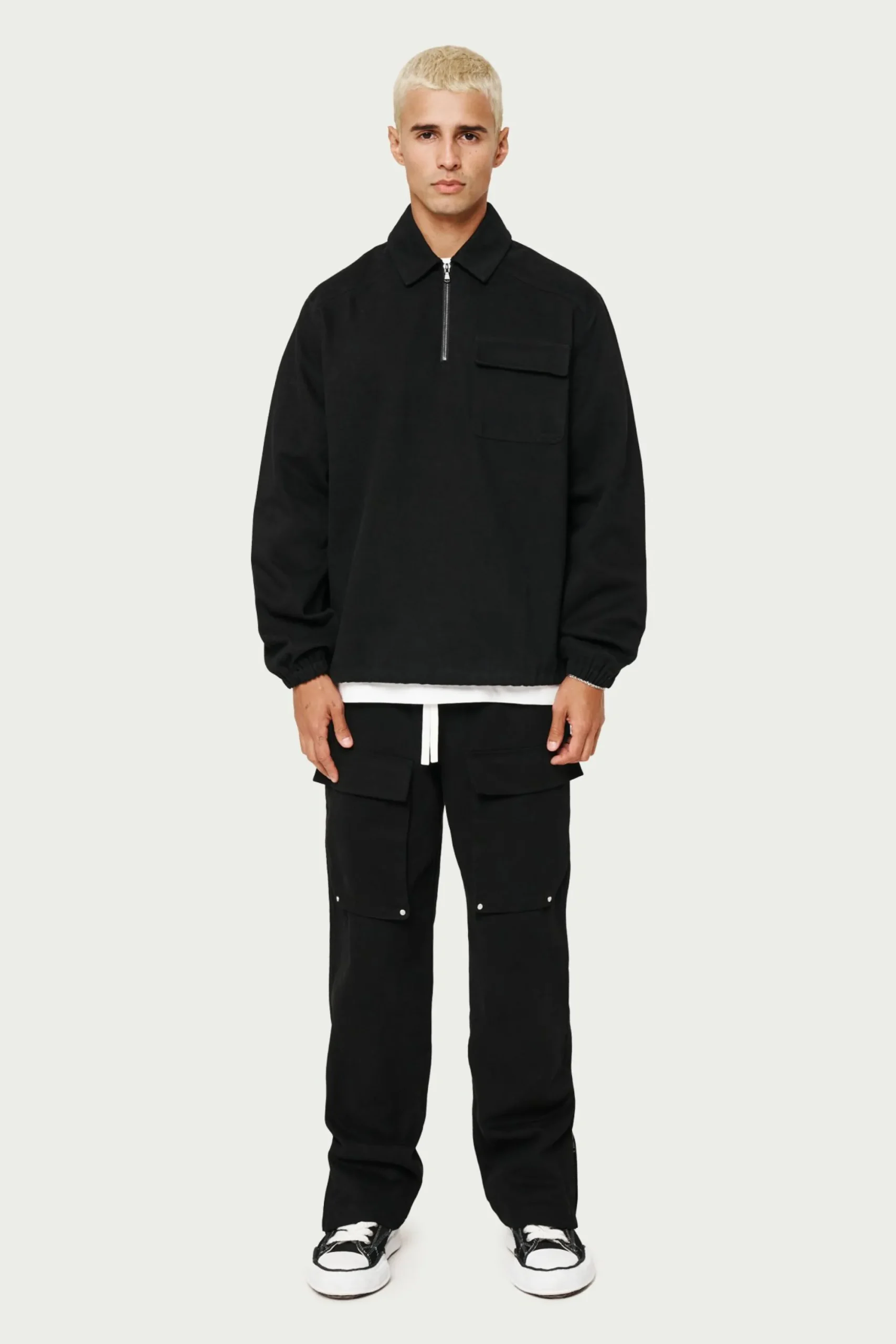 quarter_zip_pull_over_sha_1.webp The Couture Club Coats & Jackets-Quarter Zip Pull Over Shacket