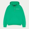 The Couture Club Hoodies-Raw Seam Quarter Zip Hoodie