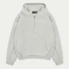 The Couture Club Tracksuits-Raw Seam Quarter Zip Hoodie