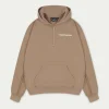 The Couture Club Twinsets-Raw Seam Quarter Zip Hoodie