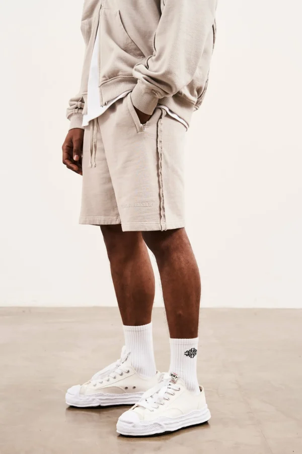 The Couture Club Twinsets-Raw Seam Shorts