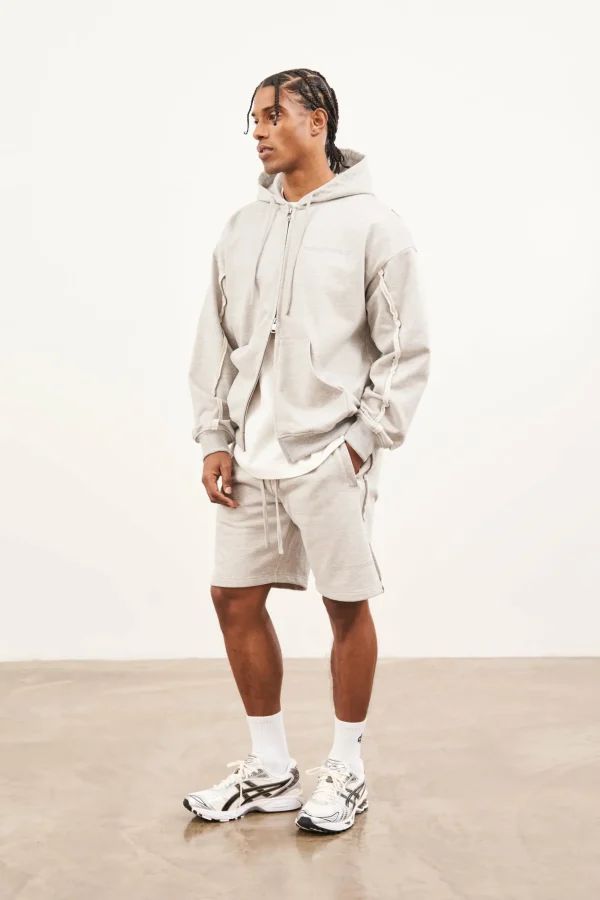 The Couture Club Twinsets-Raw Seam Shorts
