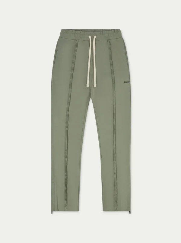 The Couture Club Twinsets-Raw Seam Straight Leg Joggers