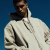 The Couture Club Twinsets-Raw Seam Zip Through Hoodie